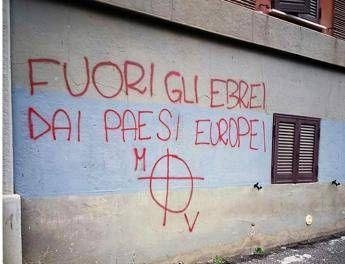 Roma, scritte antisemite a Monteverde: “Fuori gli ebrei dai Paesi europei”